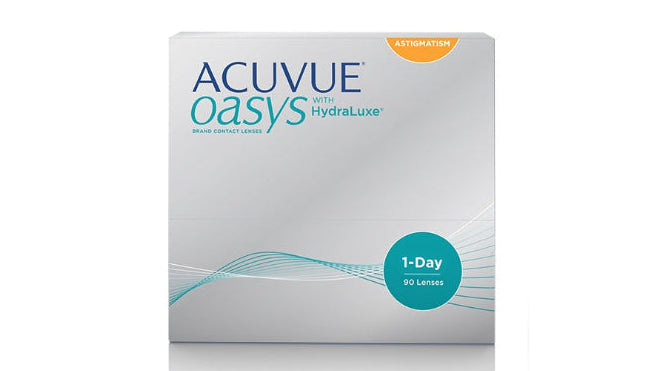 Acuvue Oasys 1-Day Hydraluxe For Astigmatism - 90 Pack