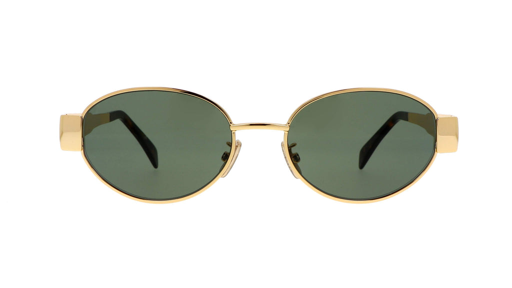 Celine 40235U Triomphe Oval Metal Sunglasses