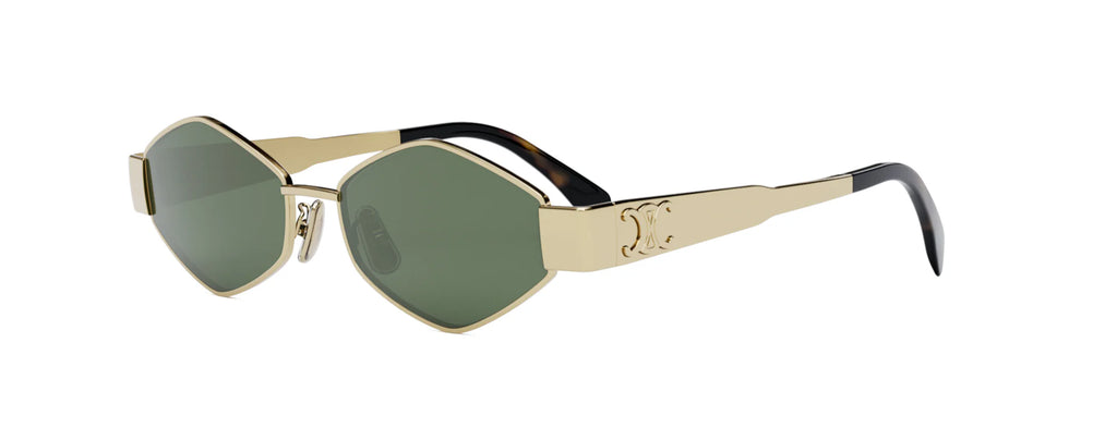 Celine Triomphe Metal Hexagon Sunglasses 40254U