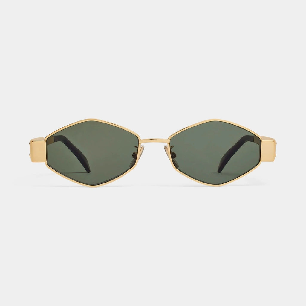 Celine 40254U Triomphe Metal Hexagon Sunglasses