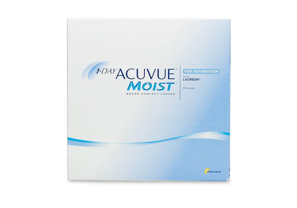 Acuvue 1-Day Moist For Astigmatism - 90 Pack (From $75)