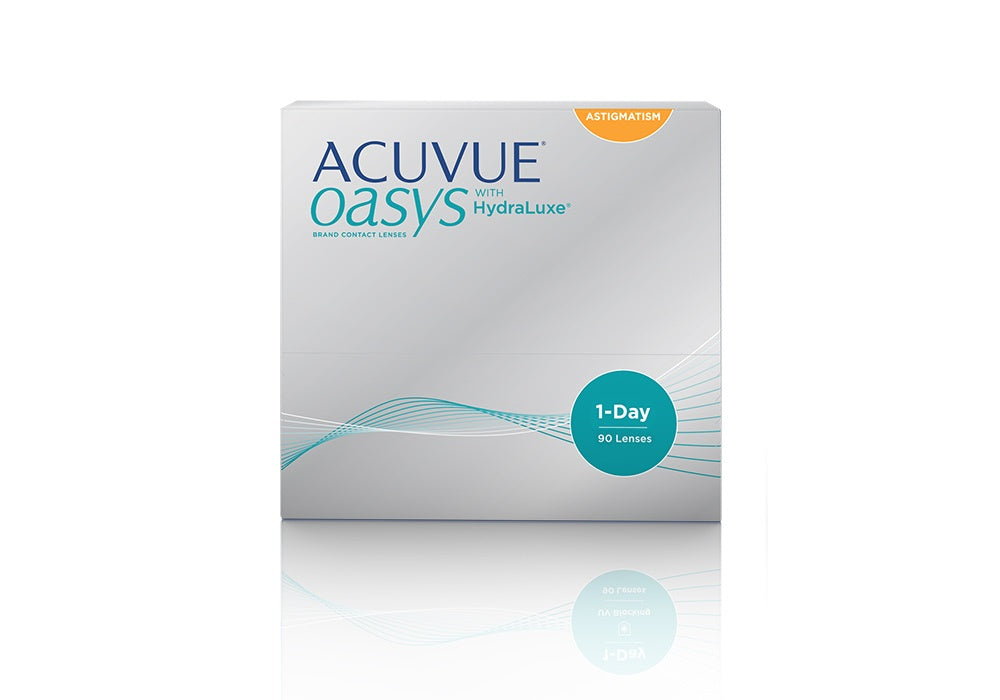 Acuvue Oasys 1-Day Hydraluxe For Astigmatism - 90 Pack (From $127.50)